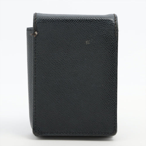 Chanel Coco Mark Caviarskin Cigarette Case Black
