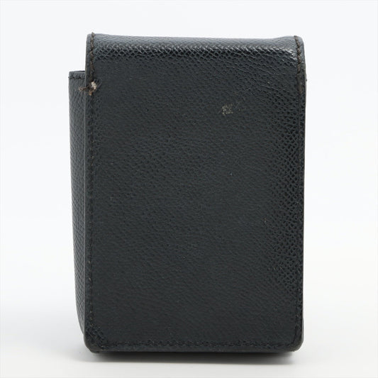 Chanel Coco Mark Caviarskin Cigarette Case Black