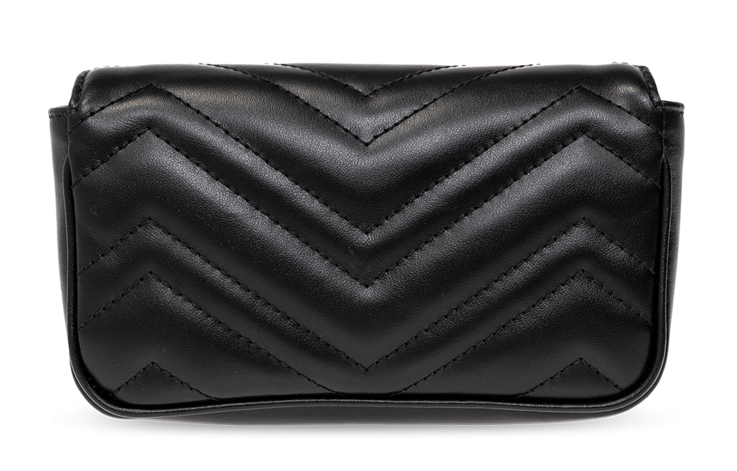 (WMNS) Gucci GG Marmont Matelasse Super Mini Bag 'Black' 476433-AABZK-1000