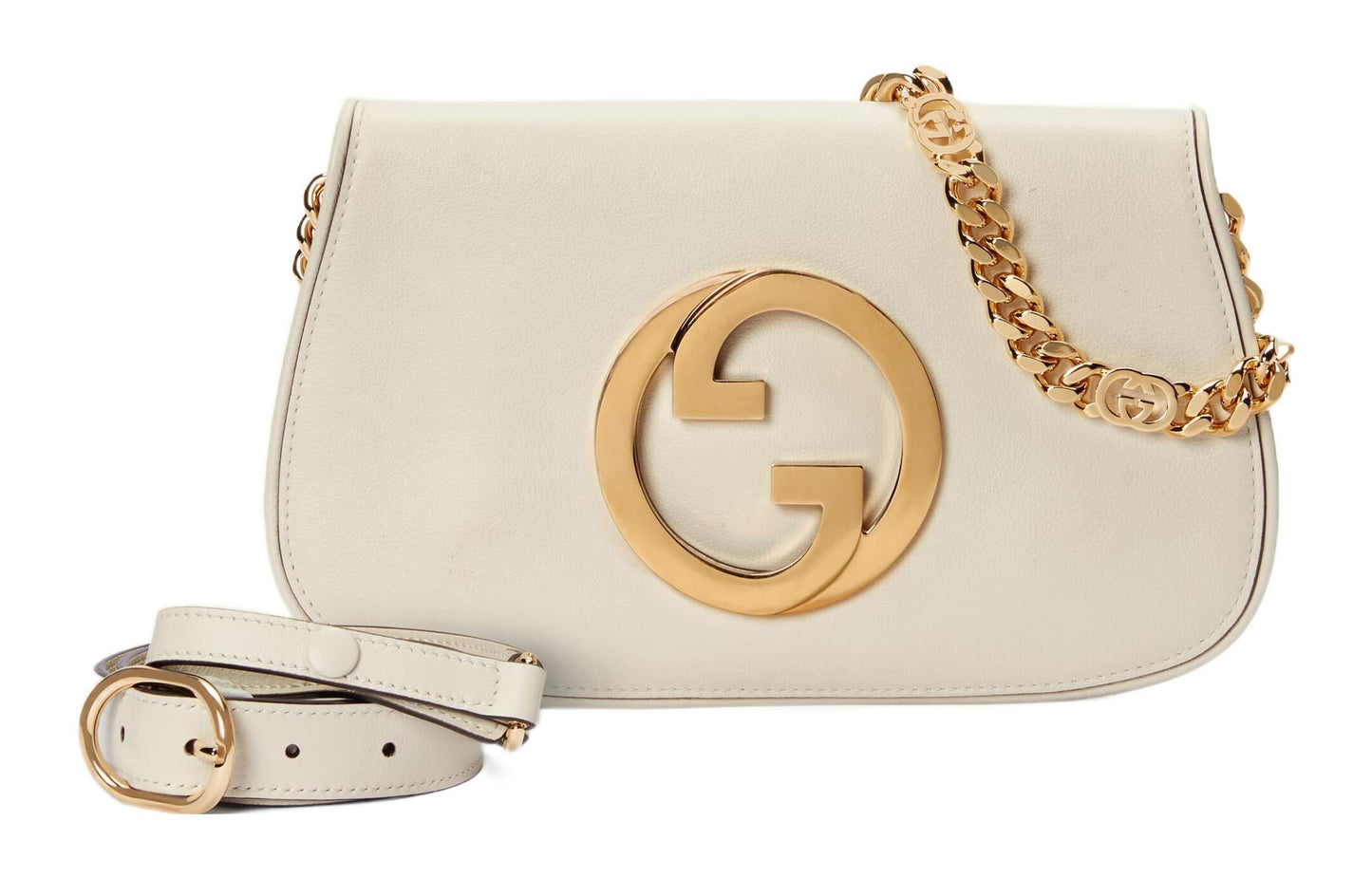 (WMNS) Gucci Blondie Shoulder Bag 'White' 699268-UXX0G-9022