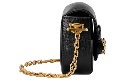 (WMNS) Gucci Horsebit 1955 Small Shoulder Bag 'Black' 735178-AACPL-1081