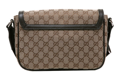 Gucci Canvas Prints Single Shoulder Bag Brown 449172-KY9KN-9886