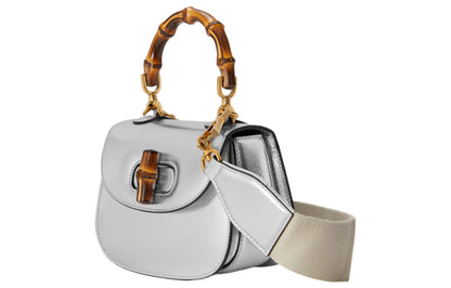 (WMNS) Gucci Bamboo 1947 Mini Bag 'Silver' 760246-1LD0G-8106