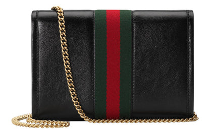 (WMNS) Gucci Rajah SeriesClutch Chain Single Shoulder Bag mini Black 573797-0OLHX-8389