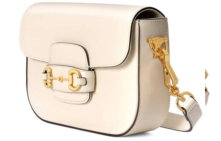 (WMNS) Gucci Horsebit 1955 Retro Shoulder Messenger Bag 'Cream White' 658574-18YSG-9068