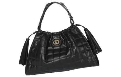 (WMNS) Gucci Deco Medium Tote Bag 'Black' 746210-DAAAN-1000