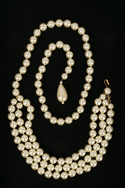 Ceinture de perles nacres Chanel 1993