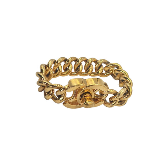CHANEL CC Turn-Lock Chunky Chain Bracelet - 1996