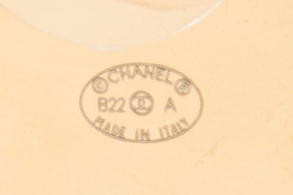 Chanel 2022 Gold Rue Cambon Stud Earrings