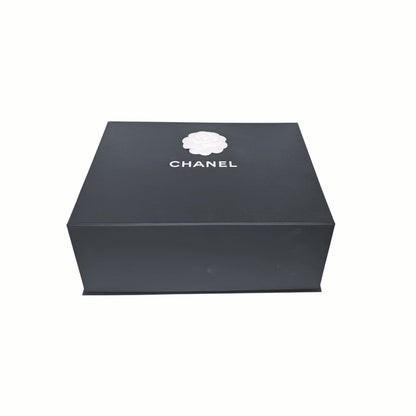 Chanel Black Satin Quilted Pleated Medium Single Flap