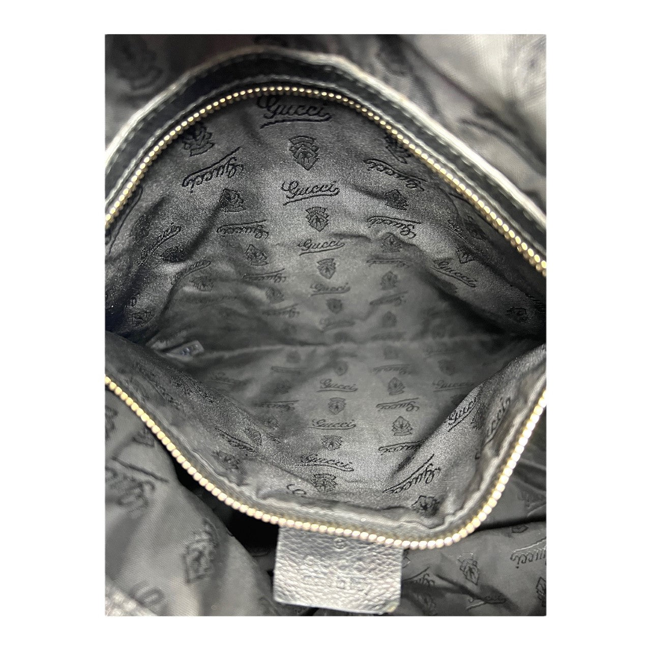 Gucci Black Patent Hysteria Handbag