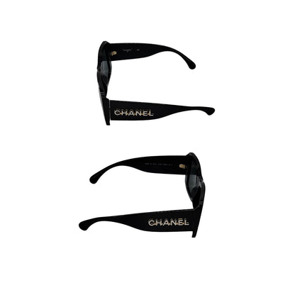 CHANEL CC Logo Square Sunglasses 71472