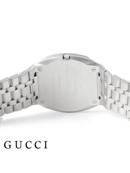 Gucci 25H Metal Watch Silver