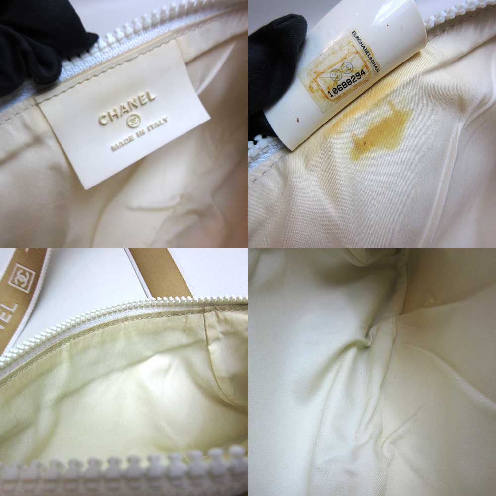 Chanel Nylon Waist Pouch Body Bag Beige New