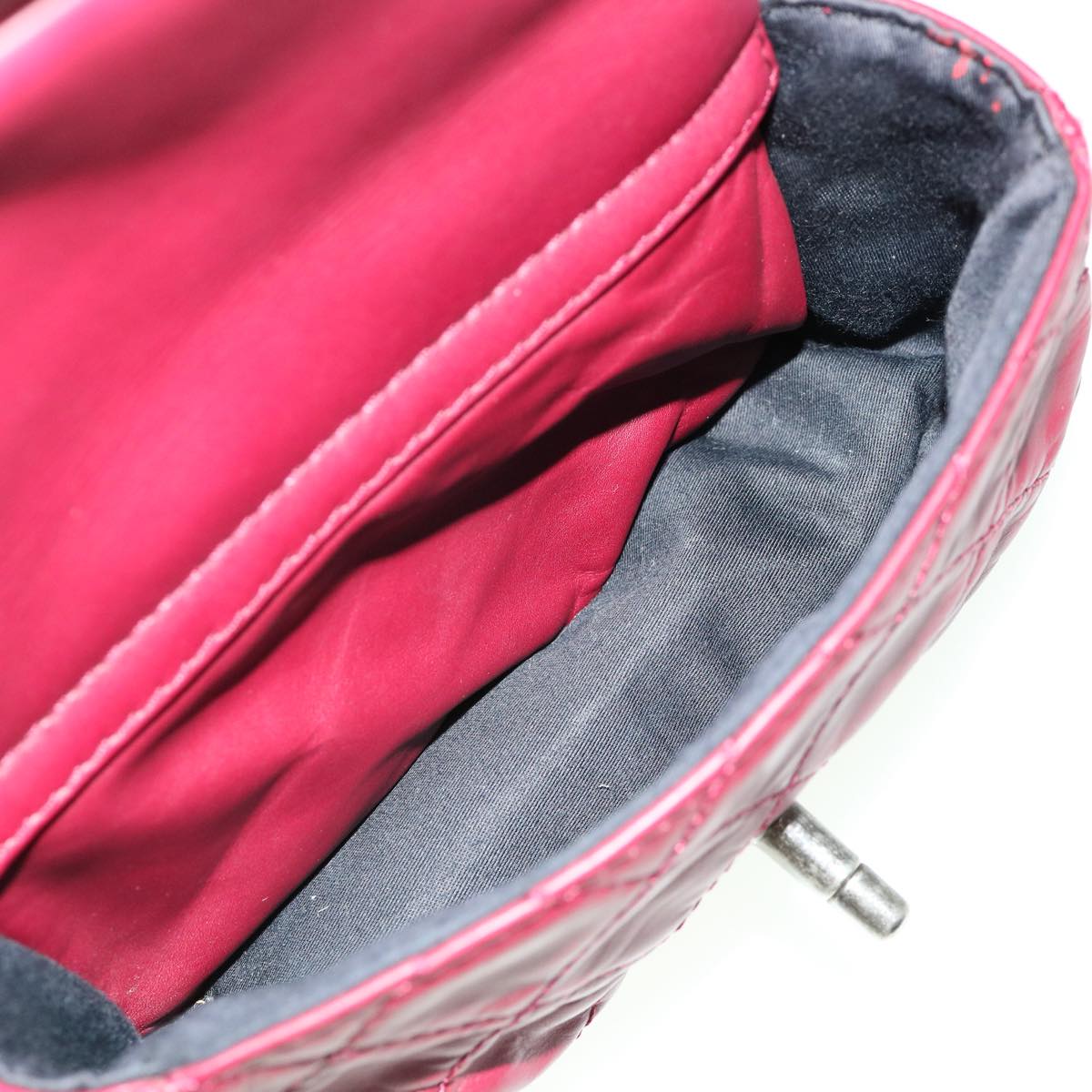 CHANEL Matelasse Chain Backpack Lamb Skin Bordeaux CC 30736A