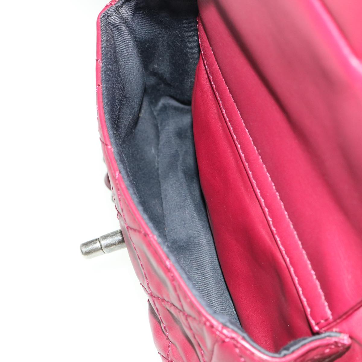 CHANEL Matelasse Chain Backpack Lamb Skin Bordeaux CC 30736A