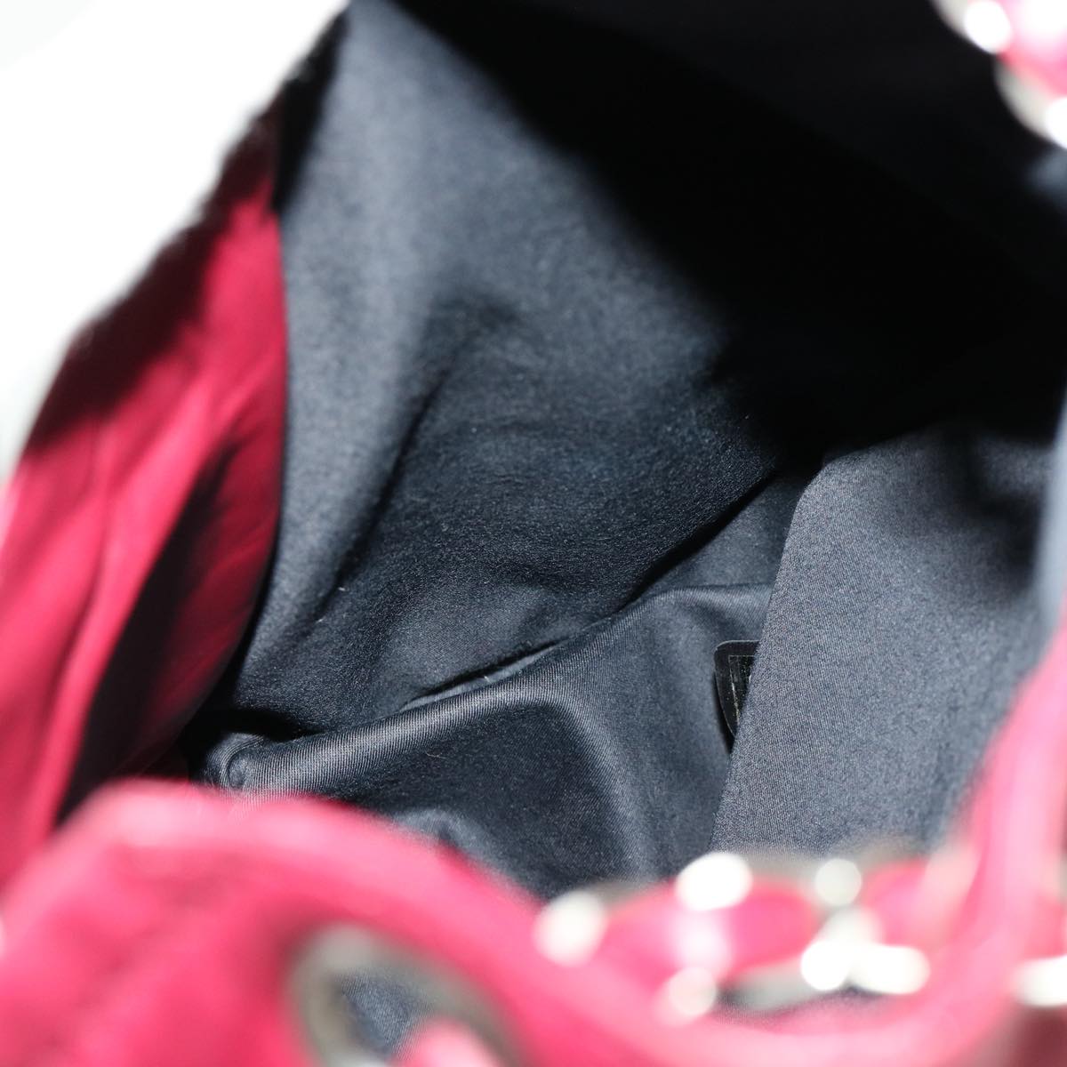 CHANEL Matelasse Chain Backpack Lamb Skin Bordeaux CC 30736A
