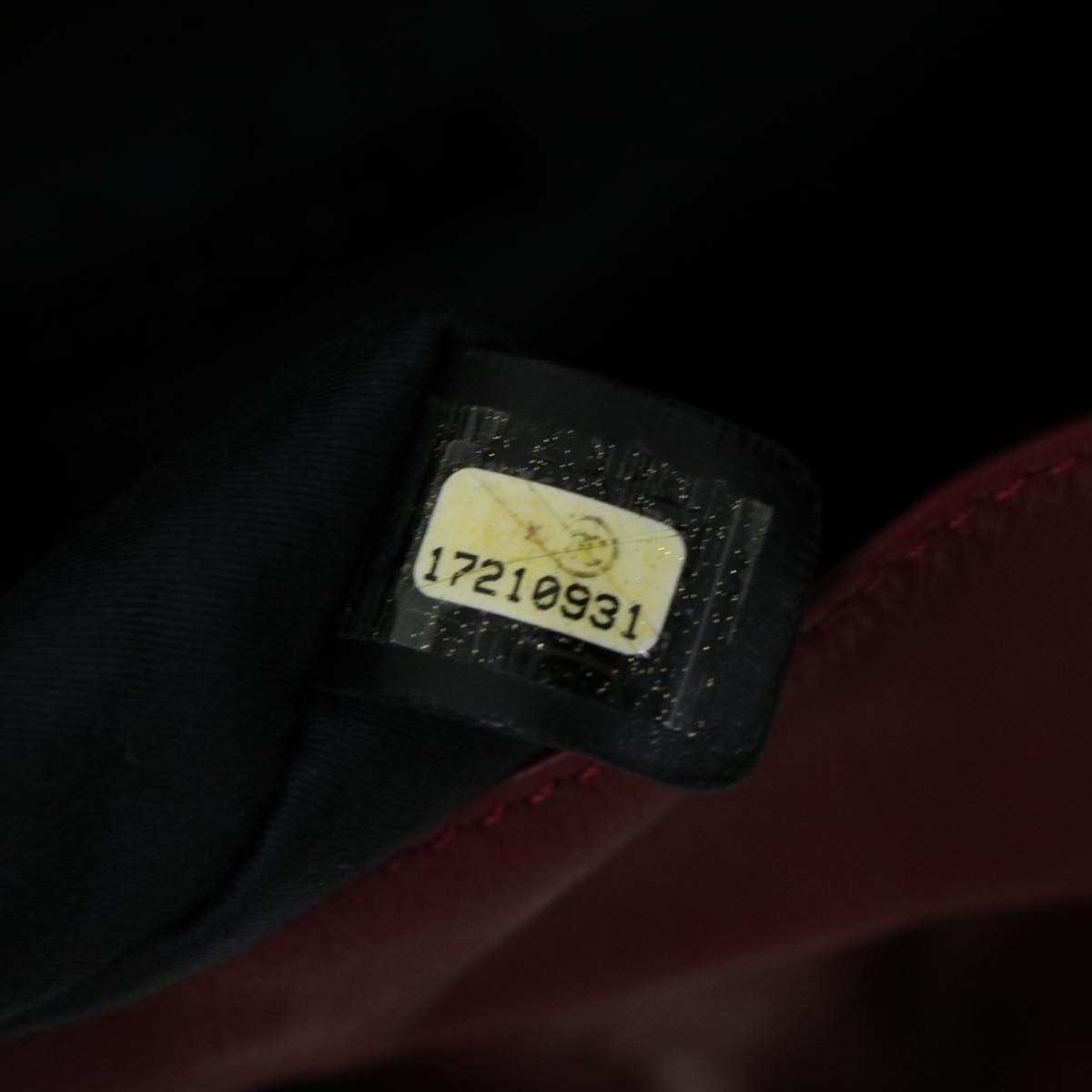 CHANEL Matelasse Chain Backpack Lamb Skin Bordeaux CC 30736A