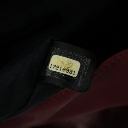 CHANEL Matelasse Chain Backpack Lamb Skin Bordeaux CC 30736A
