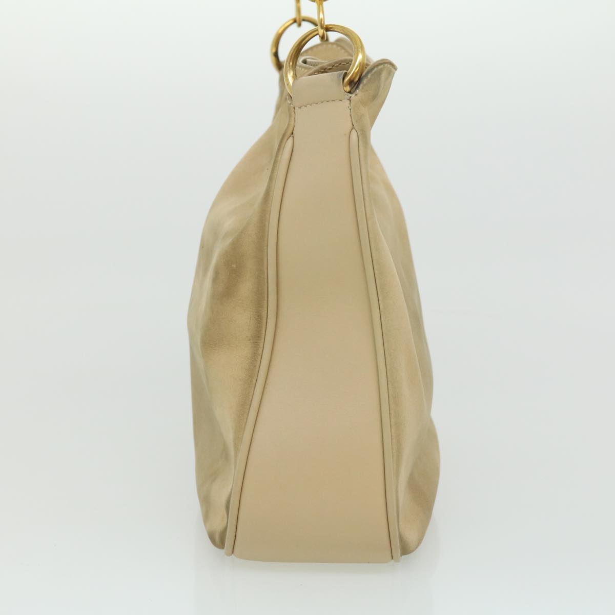 GUCCI Bamboo Hand Bag cotton Beige 00117321638  31581