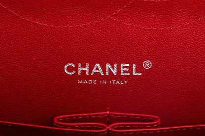 Chanel Red  Jumbo Caviar Double Flap Handbag