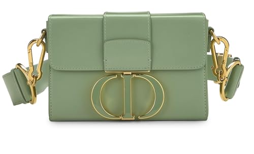 Dior, Green Calfskin 30 Monaigne Box Bag, Green