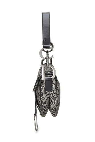 Dior, Black Trotter Canvas Double Saddle Bag, Black