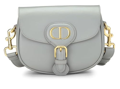 Dior, Grey Calfskin Bobby Flap Small, Grey
