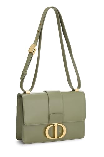 Dior, Green Calfskin 30 Montaigne Box Bag, Green