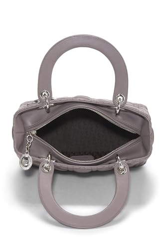 Dior, Purple Cannage Quilted Lambskin Lady Dior Medium, Purple