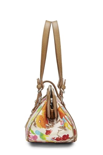 Dior, Multicolor Floral Canvas Handbag, Multi