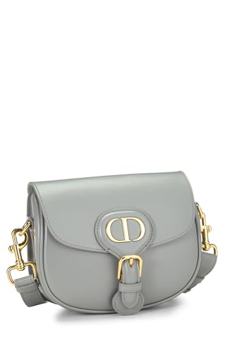 Dior, Grey Calfskin Bobby Flap Small, Grey
