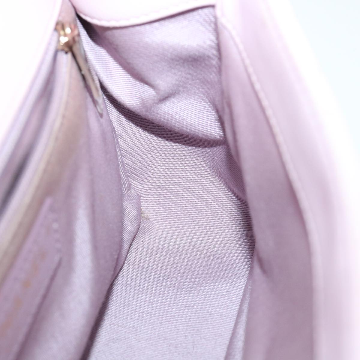 CHANEL Matelasse Turn Lock Chain Shoulder Bag Lamb Skin Pink CC 32151A