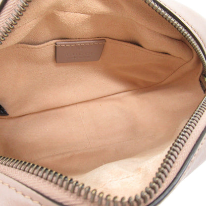 Gucci Chain Shoulder Shoulder Bag Leather  Pink / Beige 448065