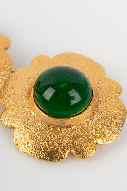 Broche dore Chanel 1980s