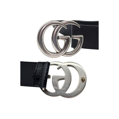 Gucci 40mm GG Textured Dollar Calfskin Belt Sz 95/38