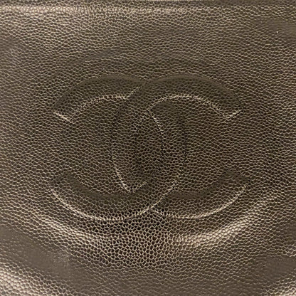 Chanel Black Leather Clutch