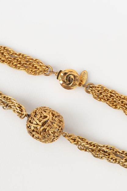 Collier dor Chanel 1984