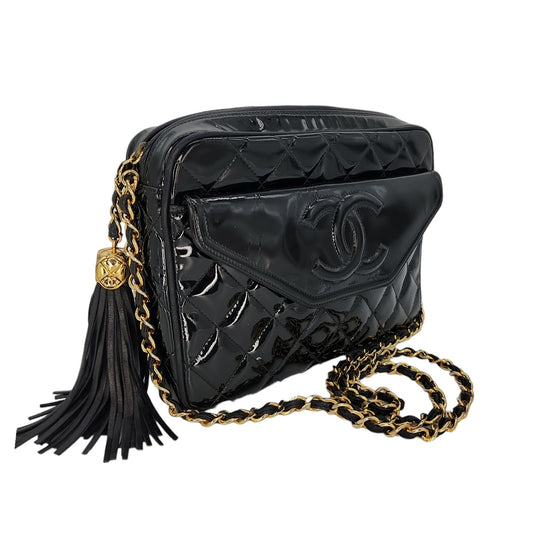 Chanel Vintage Patent Leather Crossbody Bag