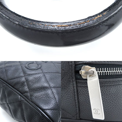 Chanel Caviar Patent Leather Bowling Bag A15685