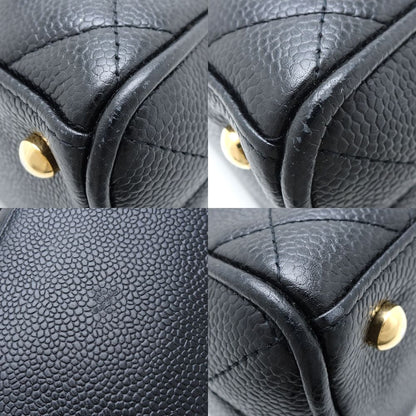 Chanel Caviar Mini Boston Handbag A20996