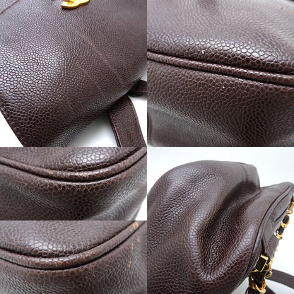 Chanel Caviar Skin Backpack Brown