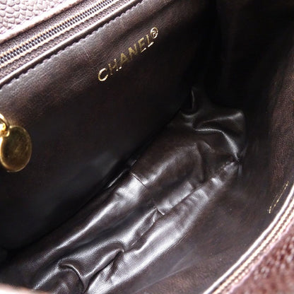 Chanel Caviar Skin Backpack Brown