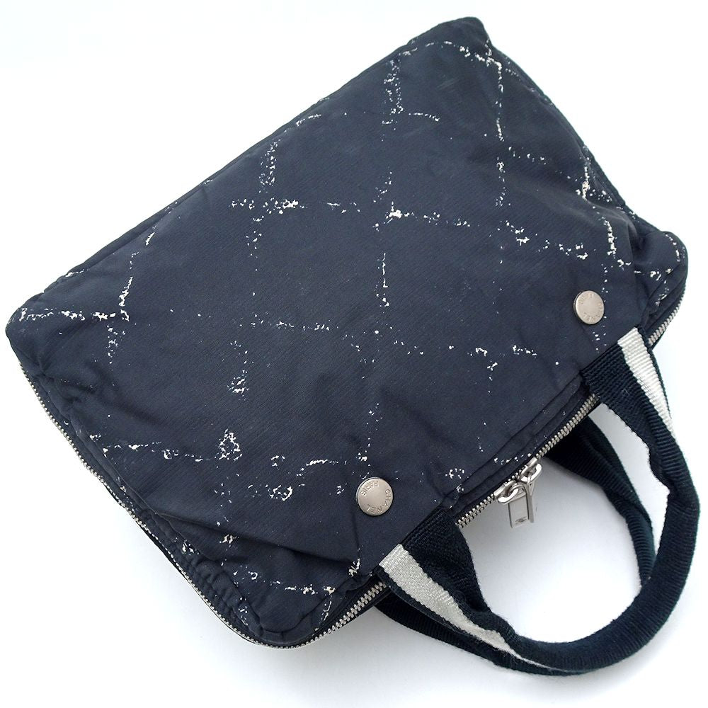 Chanel Nylon Handbag Travel Line Mini Boston