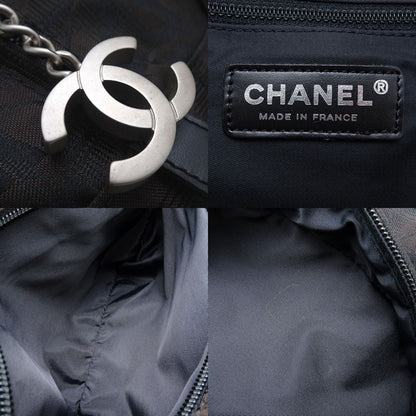 Chanel Nylon Canvas Leather Handbag A30916