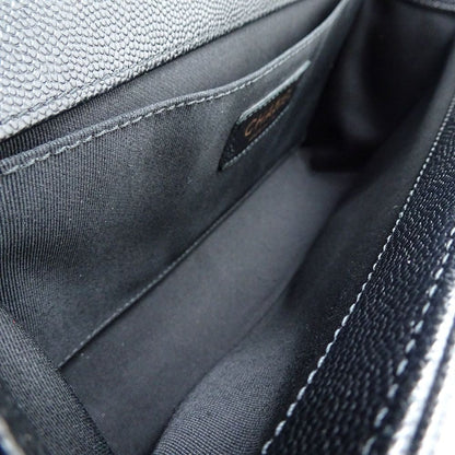 Chanel Boy Caviar Shoulder Bag A67086