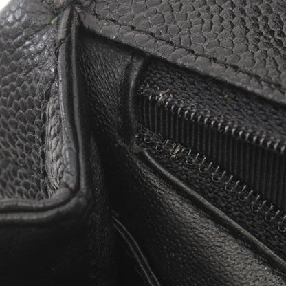 Black Chanel Caviar Kelly Top Handle Bag