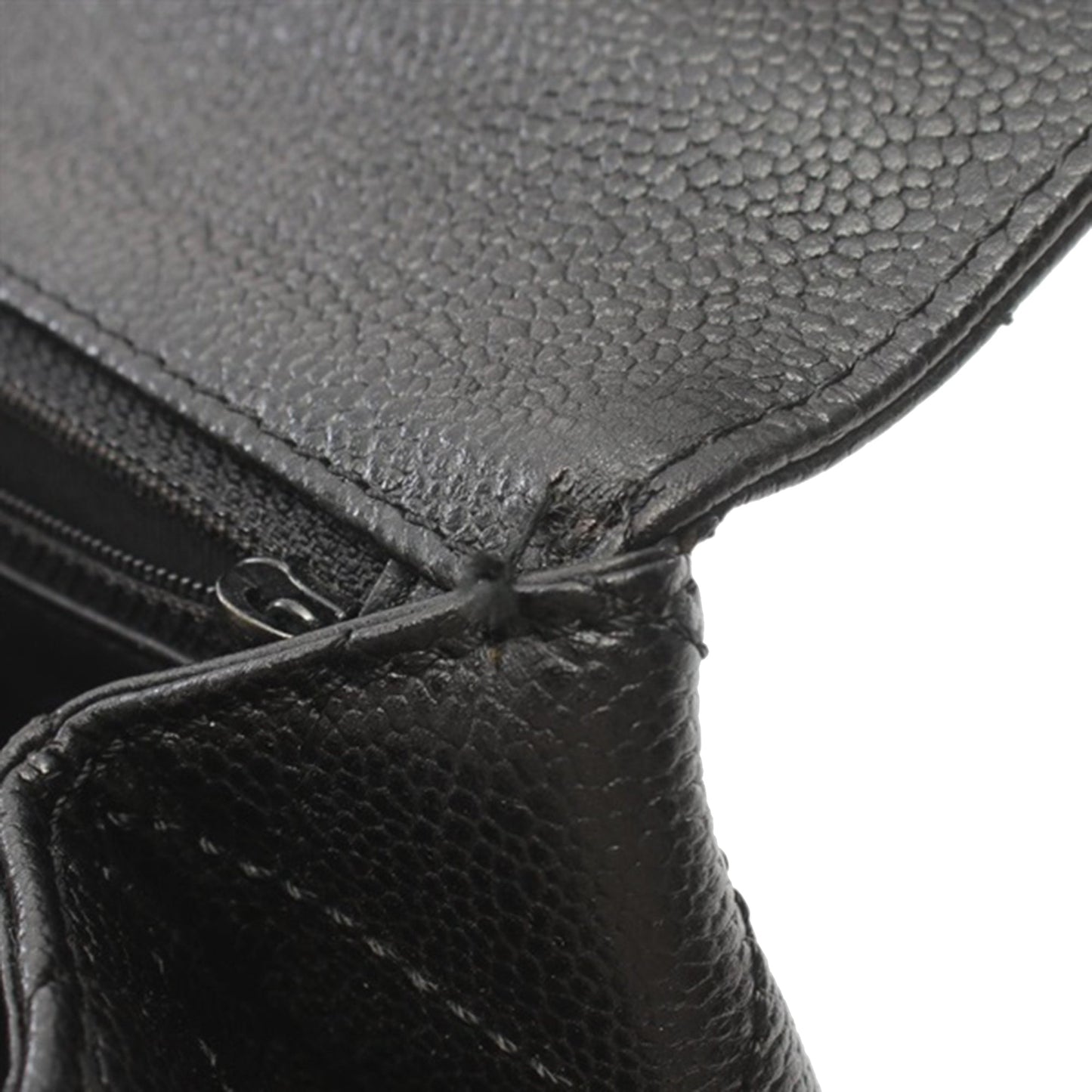 Black Chanel Caviar Kelly Top Handle Bag