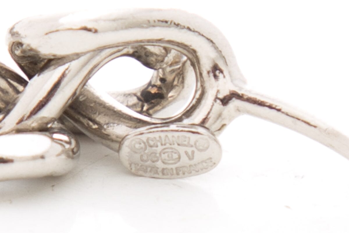Chanel 2006 Silver Chain Letter Charm Belt