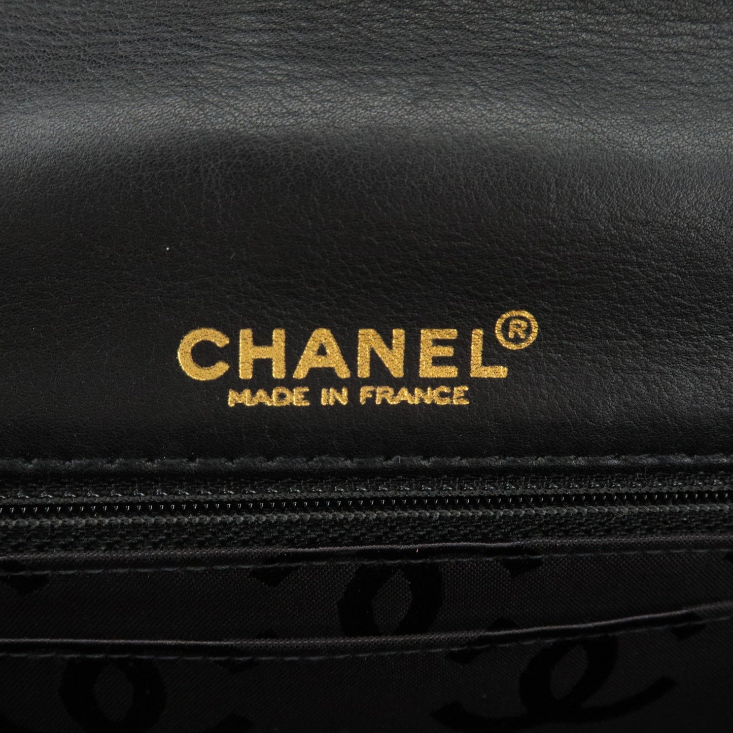 CHANEL Wild Stitch Matelasse Lamb Skin Chain Shoulder Bag A14687